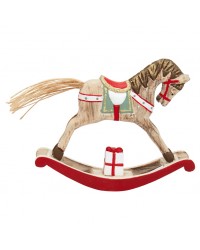 Декоративная Лошадка red 11 см 