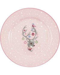 Детская тарелка Dina pale pink 20 см