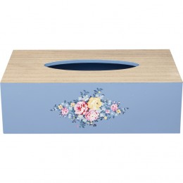 Коробка для салфеток rectangular Laura dusty blue