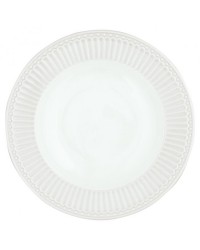 Суповая тарелка Alice white 21,5 см