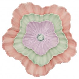 Набор тарелок Flower pastel 3 шт