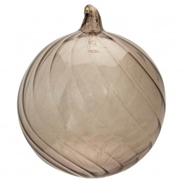 Новогодний шар Swirl grey