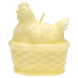 Свеча Chick pale yellow
