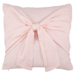 Наволочка Bow pale pink 40х40 см