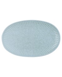 Овальная тарелка Alice ice blue 14,5x23 см