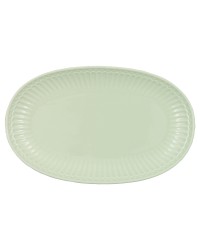 Овальная тарелка Alice pale green 14,5x23 см 