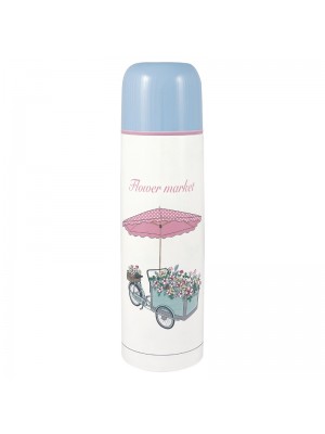 Термос Portia flowers white 800 мл