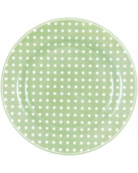 Тарелка Dotty pale green 20,2 см