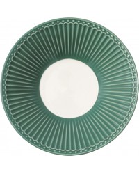 Тарелка для пасты Alice dusty green 23 см