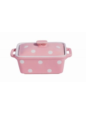 Масленка огнеупорная Pink Spot 16,5х10х8 см