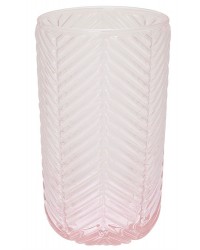 Стакан стеклянный pale pink cutting large