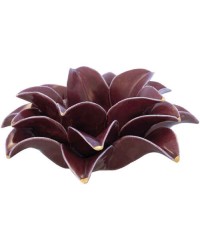 Подсвечник Flower Lotus plum medium