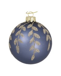 Новогодний шар Mozy blue gold