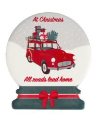 Магнит Christmas car red set of 4