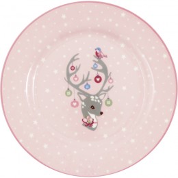 Детская тарелка Dina pale pink 20 см