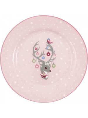 Детская тарелка Dina pale pink 20 см