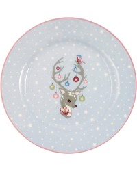 Детская тарелка Dina pale blue 20 см