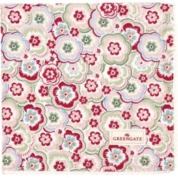 Салфетка с кружевом Selma pale pink