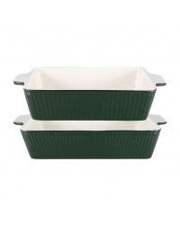 Набор форм для запекания Alice pinewood green rectangular set of 2