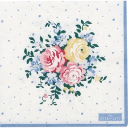 Салфетки бумажные Laura white large 20 pcs.