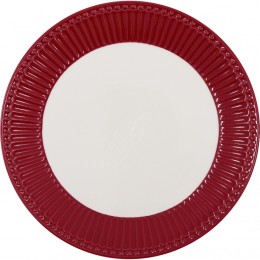 Тарелка Alice claret red 23 см 