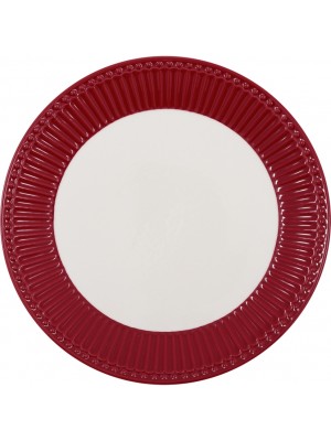 Тарелка Alice claret red 23 см 