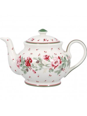 Чайник round Leonora white