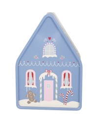 Коробка жестяная House Laura dusty blue