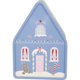 Коробка жестяная House Laura dusty blue