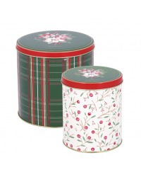 Набор коробок Dagmar check green set of 2 pcs.