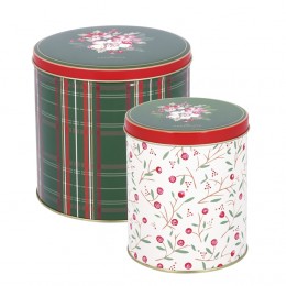 Набор коробок Dagmar check green set of 2 pcs.