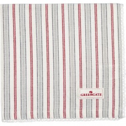 Салфетка с кружевом Cara red