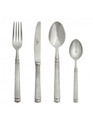 Набор приборов dinner set of 4 pcs silver