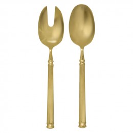 Набор приборов для салата gold set of 2 pcs
