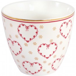 Стакан Layla heart white 300 мл