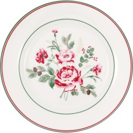 Тарелка Leonora bouquet white