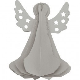 Елочная игрушка Angel grey foldable