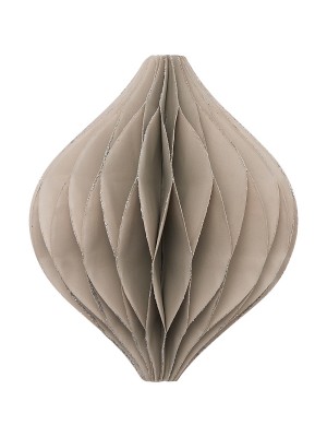 Елочная игрушка Honeycomb grey foldable