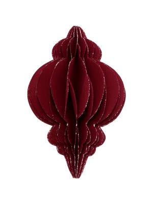 Елочная игрушка Spire bordeaux foldable