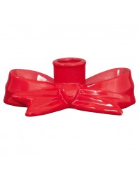 Подсвечник бант bow red 12,3*3,8 см 