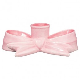 Подсвечник бант bow pale pink 12,3*3,8 см 