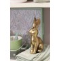 Кролик пасхальный золотой 18,5x9x8см