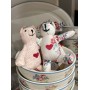 Игрушка подвесная Teddy Marie pink 15х18 см