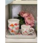 Поднос для сервировки Fallulah white 12.5х24.5 см