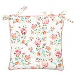 Подушка для стула Columbine white 40х40 см