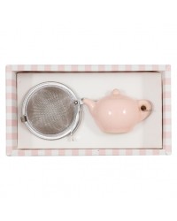 Ситечко для чая Teapot pale pink