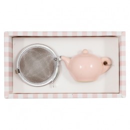 Ситечко для чая Teapot pale pink