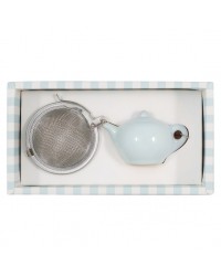 Ситечко для чая Teapot pale blue