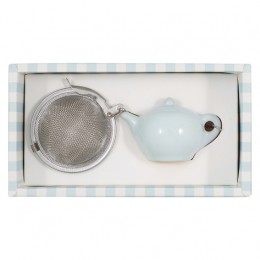 Ситечко для чая Teapot pale blue