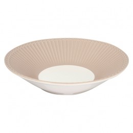 Тарелка для пасты Alice creamy fudge 23 см										